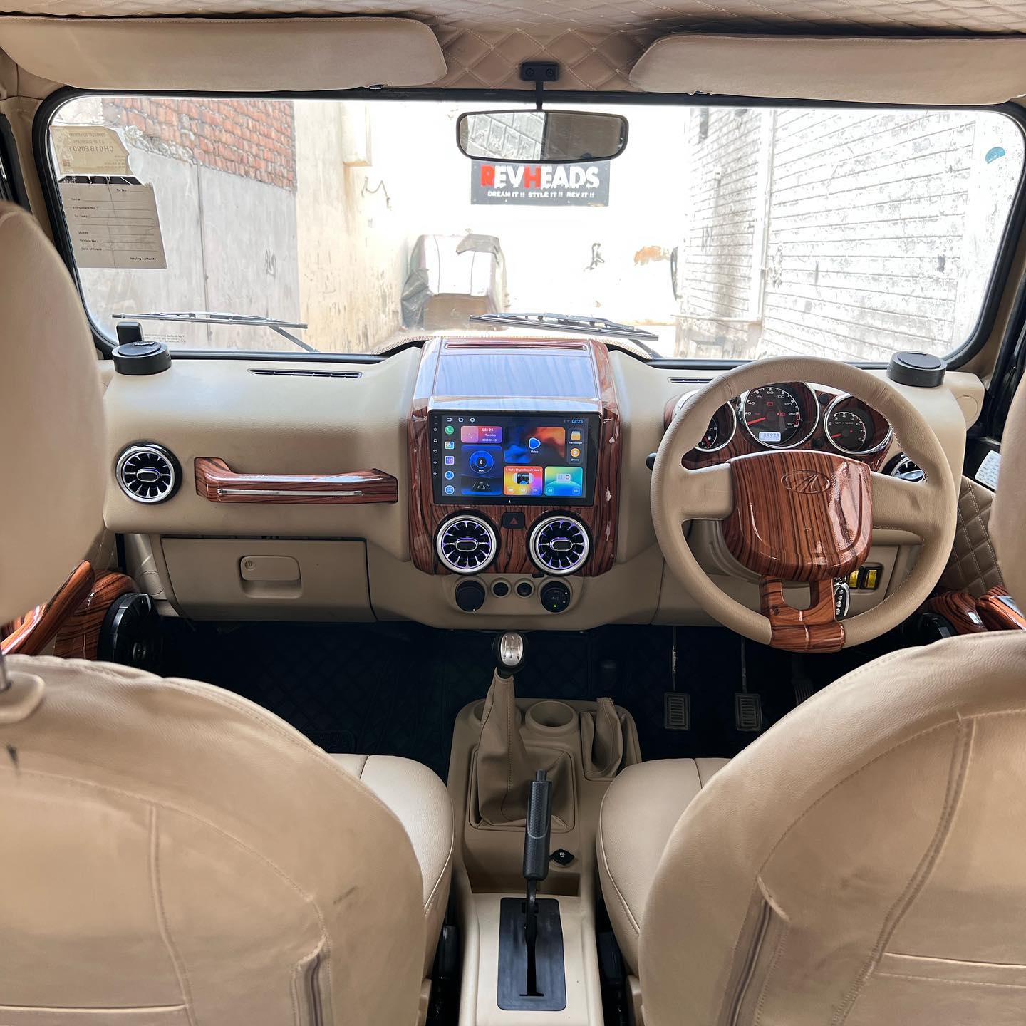 Mahindra Thar Interior Customization